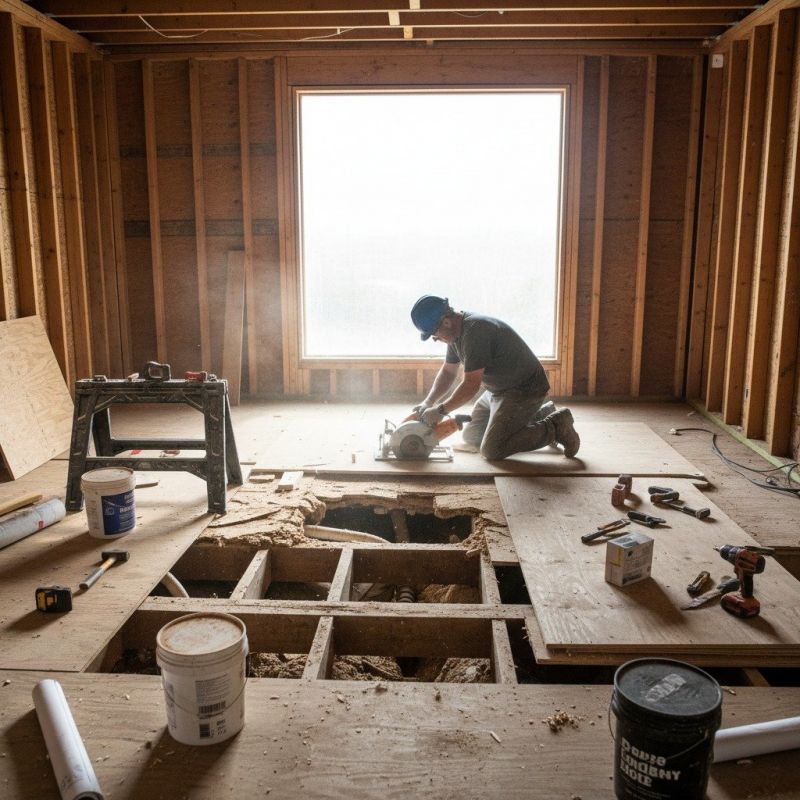 Local Barn Floor Remodeling pros at work